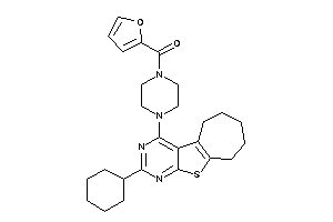 [4-(cyclohexylBLAHyl)piperazino]-(2-furyl)methanone