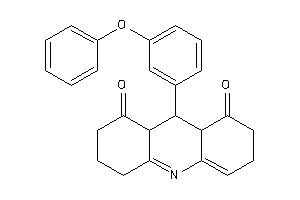 Image of 9-(3-phenoxyphenyl)-2,3,4,6,7,8a,9,9a-octahydroacridine-1,8-quinone