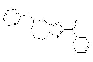 (5-benzyl-4,6,7,8-tetrahydropyrazolo[1,5-a][1,4]diazepin-2-yl)-(3,6-dihydro-2H-pyridin-1-yl)methanone
