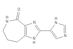 2-(1H-imidazol-5-yl)-5,6,7,8-tetrahydro-1H-imidazo[4,5-c]azepin-4-one
