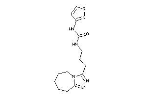 Image of 1-isoxazol-3-yl-3-[3-(6,7,8,9-tetrahydro-5H-[1,2,4]triazolo[4,3-a]azepin-3-yl)propyl]urea
