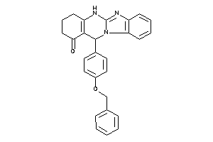 12-(4-benzoxyphenyl)-3,4,5,12-tetrahydro-2H-benzimidazolo[2,1-b]quinazolin-1-one