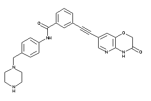 3-[2-(3-keto-4H-pyrido[3,2-b][1,4]oxazin-7-yl)ethynyl]-N-[4-(piperazinomethyl)phenyl]benzamide