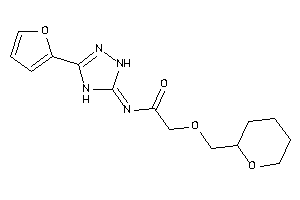 N-[3-(2-furyl)-1,4-dihydro-1,2,4-triazol-5-ylidene]-2-(tetrahydropyran-2-ylmethoxy)acetamide