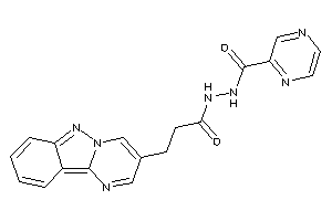 N'-(3-pyrimido[1,2-b]indazol-3-ylpropanoyl)pyrazinohydrazide