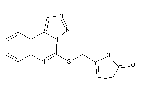 4-[(triazolo[1,5-c]quinazolin-5-ylthio)methyl]-1,3-dioxol-2-one