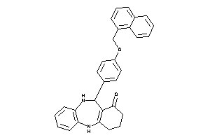 6-[4-(1-naphthylmethoxy)phenyl]-5,6,8,9,10,11-hexahydrobenzo[c][1,5]benzodiazepin-7-one