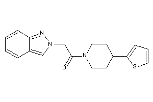 2-indazol-2-yl-1-[4-(2-thienyl)piperidino]ethanone