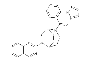 Image of (8-quinazolin-2-yl-4,8-diazabicyclo[3.2.2]nonan-4-yl)-[2-(triazol-2-yl)phenyl]methanone