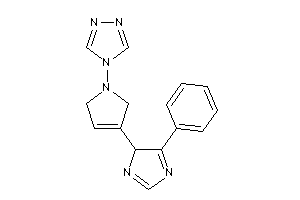 4-[3-(5-phenyl-4H-imidazol-4-yl)-3-pyrrolin-1-yl]-1,2,4-triazole