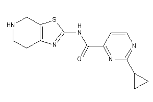 2-cyclopropyl-N-(4,5,6,7-tetrahydrothiazolo[5,4-c]pyridin-2-yl)pyrimidine-4-carboxamide
