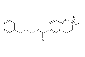 2,2-diketo-3,4-dihydropyrido[2,1-c][1,2,4]thiadiazine-7-carboxylic Acid 3-phenylpropyl Ester