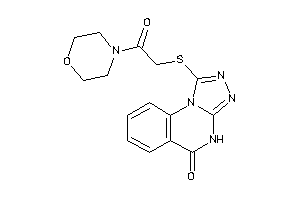 1-[(2-keto-2-morpholino-ethyl)thio]-4H-[1,2,4]triazolo[4,3-a]quinazolin-5-one