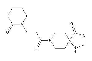 Image of 8-[3-(2-ketopiperidino)propanoyl]-2,4,8-triazaspiro[4.5]dec-2-en-1-one