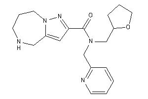 Image of N-(2-pyridylmethyl)-N-(tetrahydrofurfuryl)-5,6,7,8-tetrahydro-4H-pyrazolo[1,5-a][1,4]diazepine-2-carboxamide
