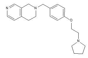 2-[4-(2-pyrrolidinoethoxy)benzyl]-3,4-dihydro-1H-2,7-naphthyridine