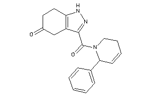 Image of 3-(6-phenyl-3,6-dihydro-2H-pyridine-1-carbonyl)-1,4,6,7-tetrahydroindazol-5-one