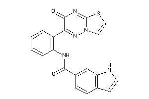 N-[2-(7-ketothiazolo[3,2-b][1,2,4]triazin-6-yl)phenyl]-1H-indole-6-carboxamide