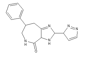 7-phenyl-2-(3H-pyrazol-3-yl)-3,3a,5,6,7,8-hexahydro-2H-imidazo[4,5-c]azepin-4-one