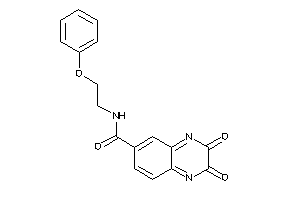 2,3-diketo-N-(2-phenoxyethyl)quinoxaline-6-carboxamide