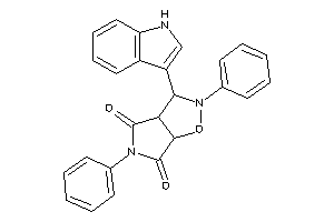 Image of 3-(1H-indol-3-yl)-2,5-diphenyl-3a,6a-dihydro-3H-pyrrolo[3,4-d]isoxazole-4,6-quinone
