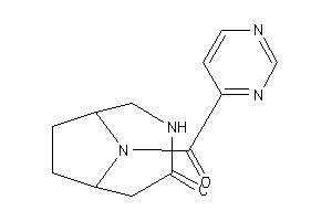 Image of 9-(pyrimidine-4-carbonyl)-4,9-diazabicyclo[4.2.1]nonan-3-one