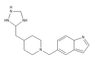 5-[[4-(1,2,4-triazolidin-3-ylmethyl)piperidino]methyl]-7aH-indole
