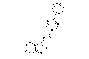 2-phenyl-N-(2H-[1,2,4]triazolo[4,3-a]pyridin-3-ylidene)pyrimidine-5-carboxamide