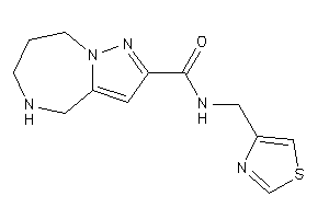 Image of N-(thiazol-4-ylmethyl)-5,6,7,8-tetrahydro-4H-pyrazolo[1,5-a][1,4]diazepine-2-carboxamide
