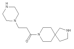 1-(2,8-diazaspiro[4.5]decan-8-yl)-3-piperazino-propan-1-one