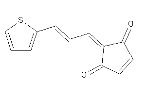 2-[3-(2-thienyl)prop-2-enylidene]cyclopent-4-ene-1,3-quinone