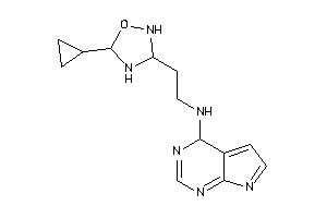 Image of 2-(5-cyclopropyl-1,2,4-oxadiazolidin-3-yl)ethyl-(4H-pyrrolo[2,3-d]pyrimidin-4-yl)amine