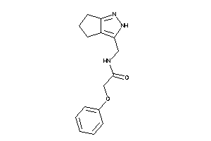 2-phenoxy-N-(2,4,5,6-tetrahydrocyclopenta[c]pyrazol-3-ylmethyl)acetamide
