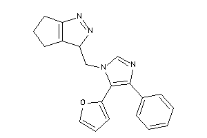 3-[[5-(2-furyl)-4-phenyl-imidazol-1-yl]methyl]-3,4,5,6-tetrahydrocyclopenta[c]pyrazole