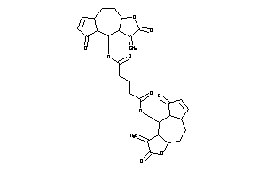 Image of Glutaric Acid Bis(2,8-diketo-1-methylene-4,5,5a,8a,9,9a-hexahydro-3aH-azuleno[6,5-b]furan-9-yl) Ester