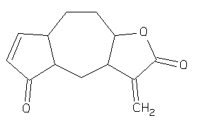 Image of 1-methylene-4,5,5a,8a,9,9a-hexahydro-3aH-azuleno[6,7-b]furan-2,8-quinone