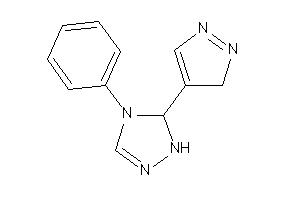 4-phenyl-5-(3H-pyrazol-4-yl)-1,5-dihydro-1,2,4-triazole