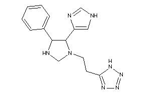 5-[2-[5-(1H-imidazol-4-yl)-4-phenyl-imidazolidin-1-yl]ethyl]-1H-tetrazole