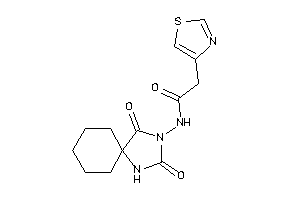 N-(2,4-diketo-1,3-diazaspiro[4.5]decan-3-yl)-2-thiazol-4-yl-acetamide