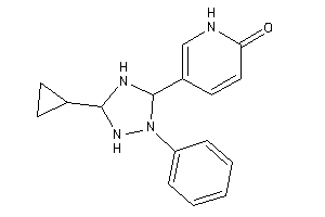 5-(5-cyclopropyl-2-phenyl-1,2,4-triazolidin-3-yl)-2-pyridone