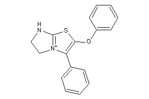 2-phenoxy-3-phenyl-6,7-dihydro-5H-imidazo[2,1-b]thiazol-4-ium