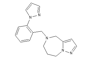 Image of 5-(2-pyrazol-1-ylbenzyl)-4,6,7,8-tetrahydropyrazolo[1,5-a][1,4]diazepine