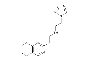 2-(5,6,7,8-tetrahydroquinazolin-2-yl)ethyl-[2-(1,2,4-triazol-1-yl)ethyl]amine