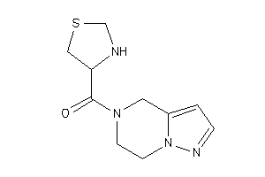 6,7-dihydro-4H-pyrazolo[1,5-a]pyrazin-5-yl(thiazolidin-4-yl)methanone