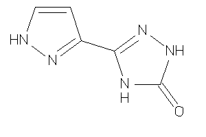 3-(1H-pyrazol-3-yl)-1,4-dihydro-1,2,4-triazol-5-one