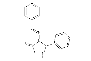 3-(benzalamino)-2-phenyl-4-imidazolidinone