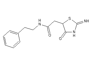 2-(2-imino-4-keto-thiazolidin-5-yl)-N-phenethyl-acetamide