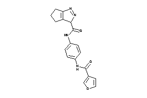 N-[4-(3-furoylamino)phenyl]-3,4,5,6-tetrahydrocyclopenta[c]pyrazole-3-carboxamide