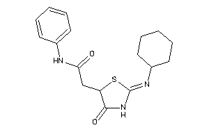 Image of 2-(2-cyclohexylimino-4-keto-thiazolidin-5-yl)-N-phenyl-acetamide