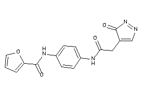 Image of N-[4-[[2-(3-ketopyrazol-4-yl)acetyl]amino]phenyl]-2-furamide